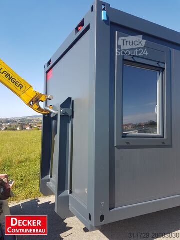 Živý kontejner Decker Containerbau Kombicontainer, 20 ft halb Büro/ Lager