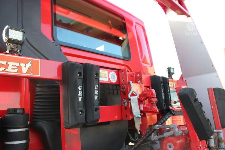 Transporteur de voitures DAF CF 85.410 + EURO 5 + EXTENDABLE PLATFORM HYDROL...
