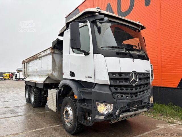 Tipper Mercedes-Benz Arocs 3363 6x4 FULL STEEL / DRUM BRAKES / BOX L...