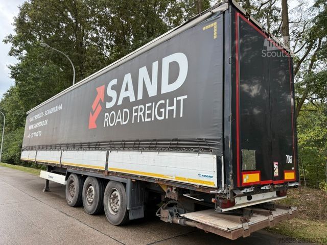 Semi-reboque aberto com lona KRONE SDR / Schiebeplane + Bordwände