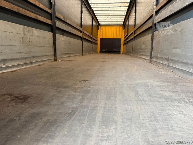 Semi-reboque aberto com lona KRONE SDR / Schiebeplane + Bordwände