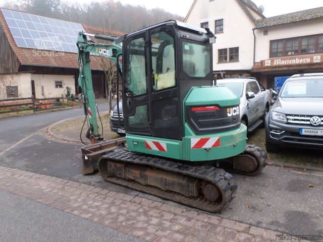 Mini ekskavatorius JCB JCB Midi 48 Z-1 Mobilbagger 5 to 1 Hand