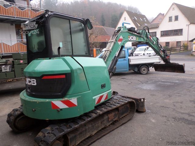 Mini ekskavatorius JCB JCB Midi 48 Z-1 Mobilbagger 5 to 1 Hand