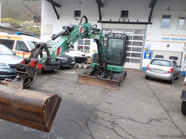Mini ekskavatorius JCB JCB Midi 48 Z-1 Mobilbagger 5 to 1 Hand