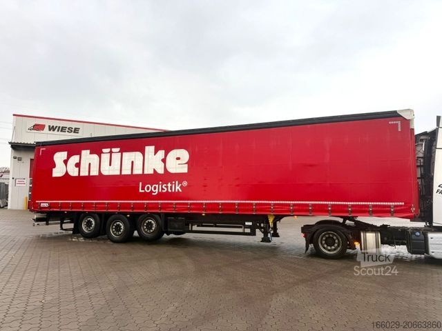 Open oplegger met zeil SCHMITZ CARGOBULL Speed-Curtainsider - Top Zustand TÜV Neu