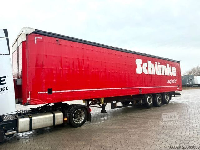 Open oplegger met zeil SCHMITZ CARGOBULL Speed-Curtainsider - Top Zustand TÜV Neu