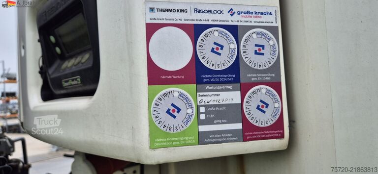 Semi-remorque Schmitz SKO24 L Thermoking SLX 400 Scheibenbremse Liftachse