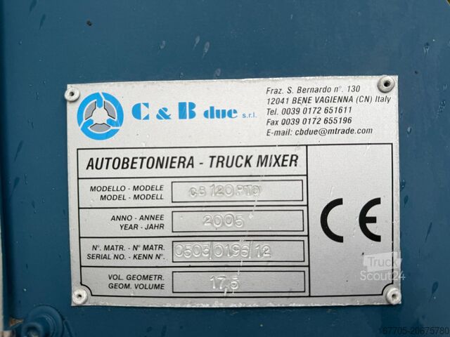 Otomatik beton mikser kamyonu Iveco MAGIRUS 440E