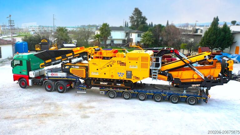Zeefinstallaties & Breekinstallaties FABO FTC-200S Mobile Cone Crusher with Screen