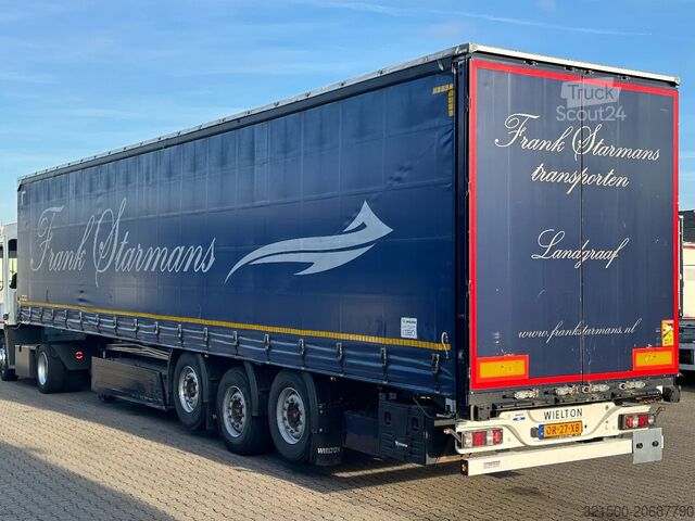 Lonas deslizantes Wielton Schuifzeil met Coil / SAF-Disc 2x Lift-as / APK...