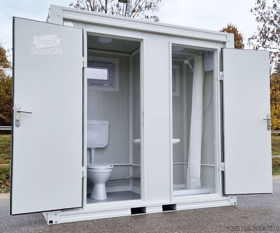 Contentor Casa de Banho Duche Completo Elipo® Sanitärcontainer WC & Dusche Container