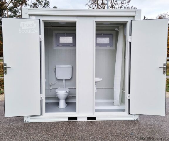 Contentor Casa de Banho Duche Completo Elipo® Sanitärcontainer WC & Dusche Container