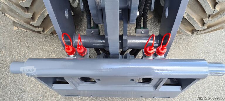 Lastmaskin för gÄrdsplanering Eurotrac W11 Kabine Schneeschild 1,60m