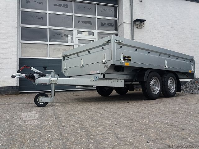 Araba römorku Other 2000kg Tandem Pritsche 320x168x40cm Stahlwände direkt und günstig