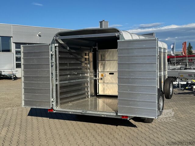 Ремарке за добитък Ifor Williams TA510G14 mit Kombiklappe