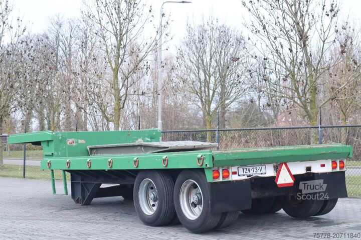 Caricatore semi basso Onbekend SEMI-TRAILER | FULL STEEL | HEAVY DUTY | EX-ARMY