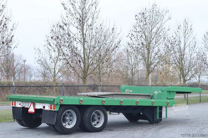 Caricatore semi basso Onbekend SEMI-TRAILER | FULL STEEL | HEAVY DUTY | EX-ARMY