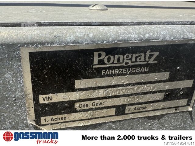 Ρυμουλκούμενο χαμηλού φορτίου Pongratz L-AT-K SDAH PKW / KFZ-Transporter
