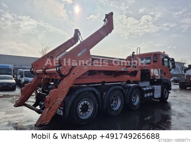 Kanca kasalı yük kamyonu (roll-off) MAN TGS 35.480 M BL 8x4 *Intarder/Palfinger-T26