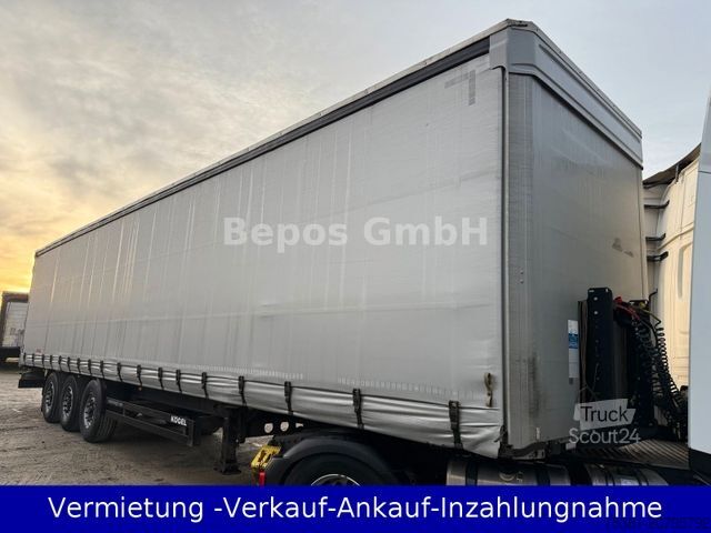 Atvira puspriekabė su tentu KÖGEL SN 24-1 , Lift