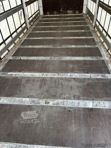 Nadwozie wymienne z platformą i plandeką Krone Jumbo 3m Innenhöhe Hubdach Edscha