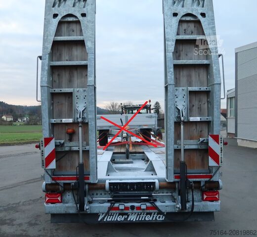 Tieflader-Sattelauflieger Müller-Mitteltal T4 Profi 40,0 feuerverzinkt