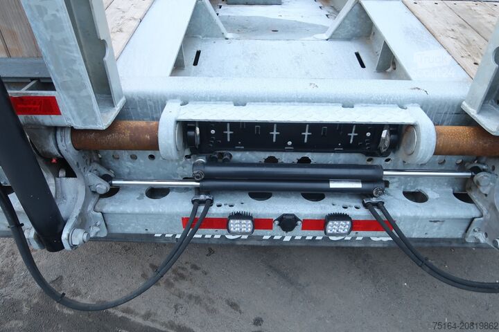 Tieflader-Sattelauflieger MĂĽller-Mitteltal T4 Profi 40,0 feuerverzinkt