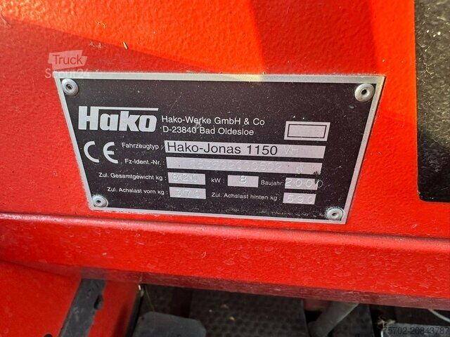 Road sweeper Hako -Jonas 1150 VH Kehrmaschine