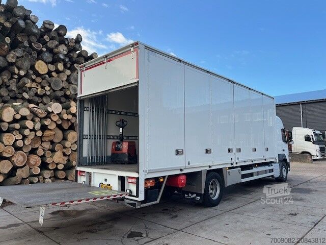 Truck with box body, side doors, and tail lift Volvo FM 12