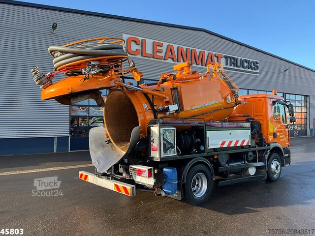 Zuigvoertuig Man TGM 15.240 Saug/Spul aufbau