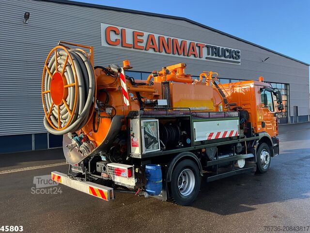 Zuigvoertuig Man TGM 15.240 Saug/Spul aufbau