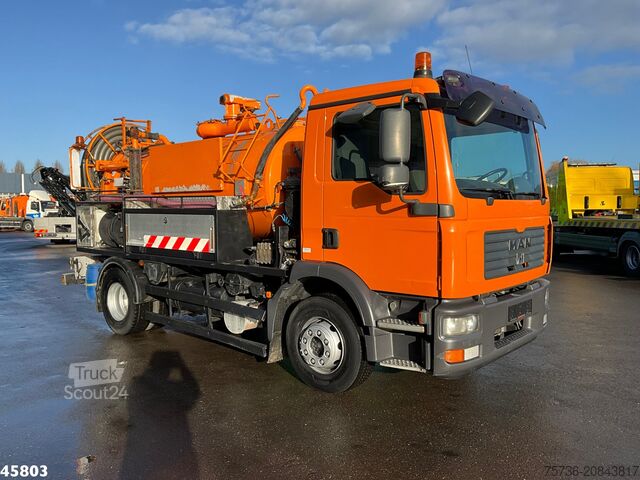 Suction vehicle Man TGM 15.240 Saug/Spul aufbau