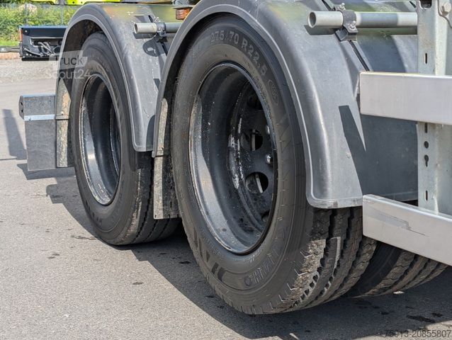 Rönkszállító pótkocsi DOLL Tandem, 4 Schemel, LIFTACHSE, MIETEN?