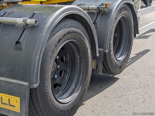 Rönkszállító pótkocsi DOLL Tandem, 4 Schemel, LIFTACHSE, MIETEN?