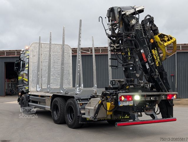 Logging truck MAN TGX 33.510 6X4 Loglift F125 ZT 93