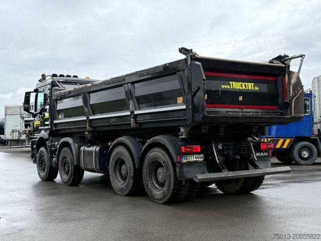 Three-sided tipper truck MAN TGS 41.470 8X4 BB CH MEILLER Dreiseitenkipper