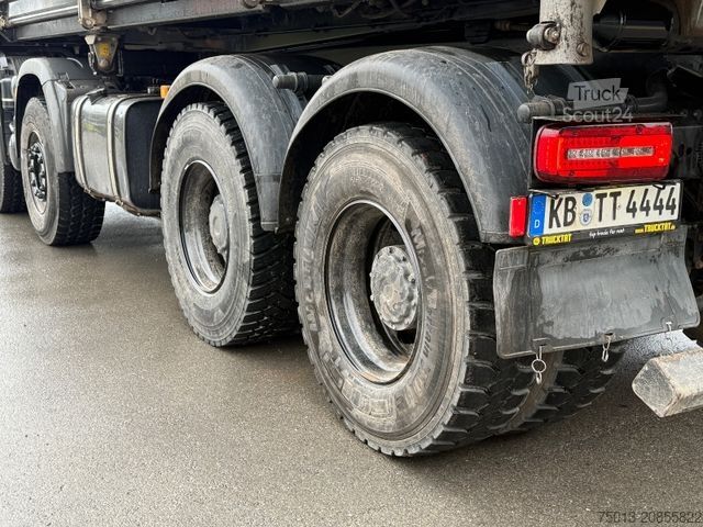 Three-sided tipper truck MAN TGS 41.470 8X4 BB CH MEILLER Dreiseitenkipper