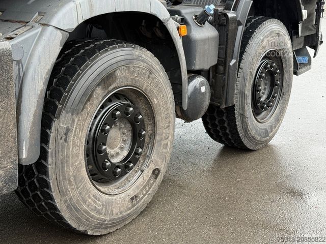 Three-sided tipper truck MAN TGS 41.470 8X4 BB CH MEILLER Dreiseitenkipper