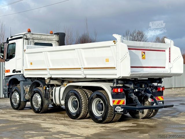 Самосвален камион MERCEDES-BENZ AROCS 4145* KIPPER 5,60 m + BORDMATIC / 8x4