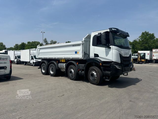 Camión volquete trilateral IVECO AD360X48Z HR Meiller Bordmatik AHK