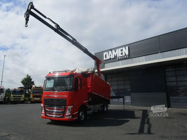 Camion-benne avec grue Volvo FH 540 Euro 6 Kipper / Kraan