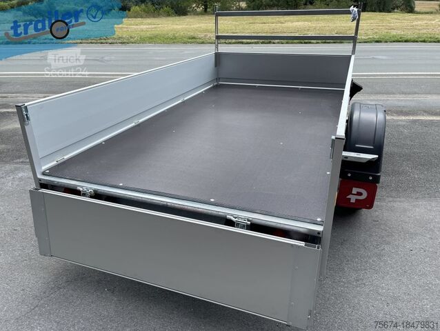 Automobilio priekaba Pongratz Autoanhänger Aluaufbau 251x135x36cm - 750 kg