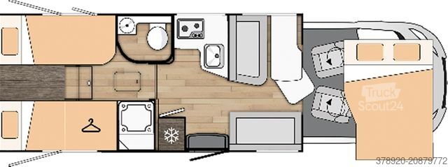 Polintegriran avtodom BENIMAR Tessoro T463 Verfügbar März 2026