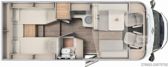 Polintegriran avtodom CARADO T 448 Digital+Safety Paket / 4,4tn