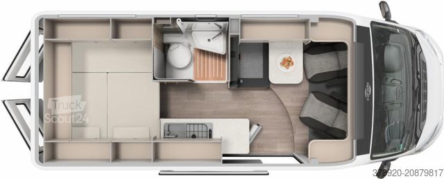 Avtodom CARADO pro+ CV 600 Digital + safety Paket / Voll LED