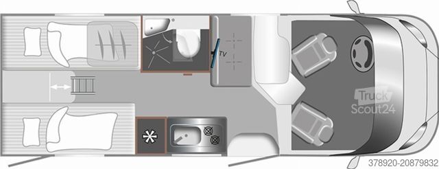 Caravana semiintegrada LMC Tracer V 670 MJ26 November 2025 Verfügbar