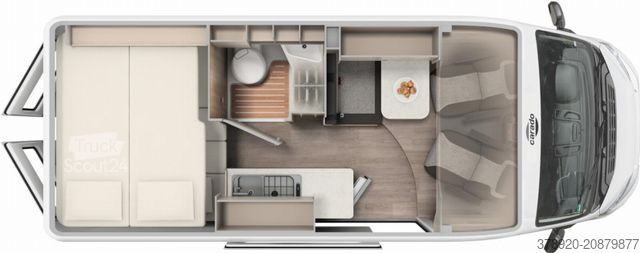 Avtodom CARADO pro CV 601 inkl. Digital Paket, Rahmenfenster