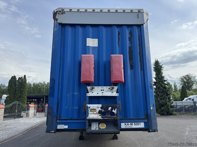 Mega Auflieger mit Pritsche & Plane Krone SD MegaLiner, 3m, Liftachse, BPW Achsen