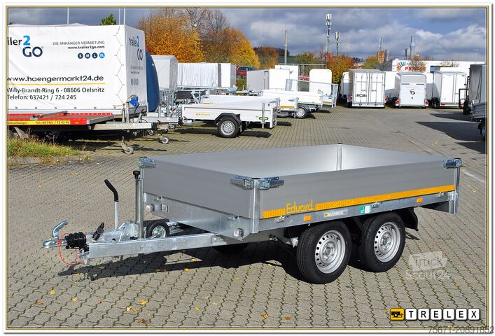 Avtoprikolica Eduard HL 2615 2000 kg Hochlader Tandemachser