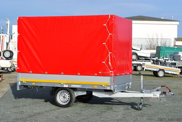 Avtoprikolica Eduard HL 2615 2000 kg Hochlader Tandemachser